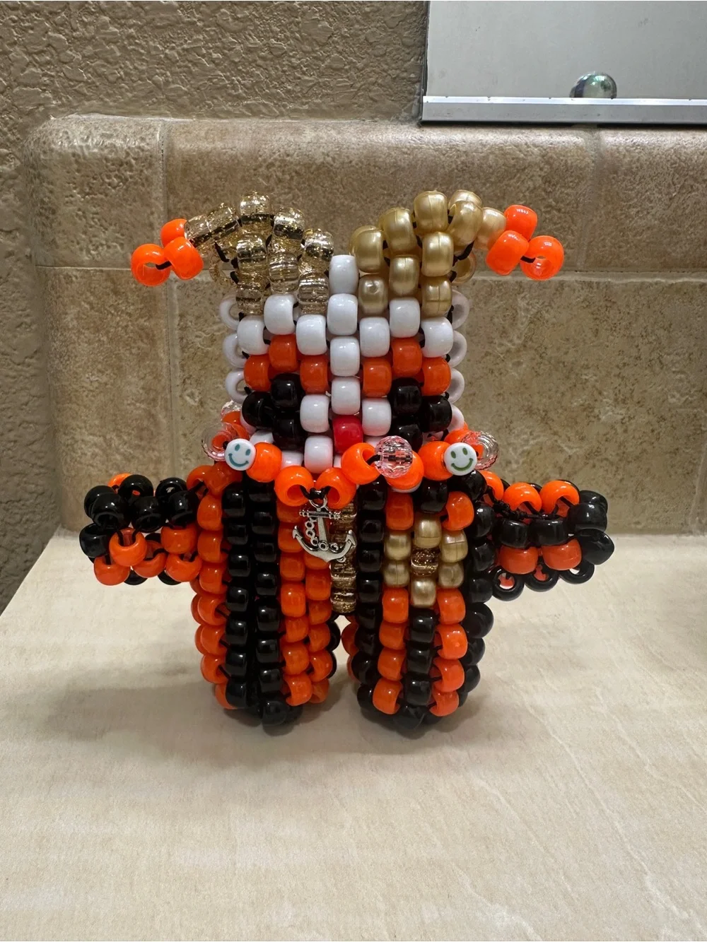Pony bead handmade beaded